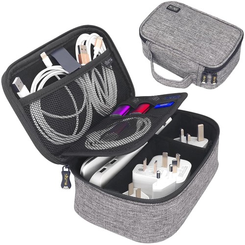 Portable tech accessories case - portable,
